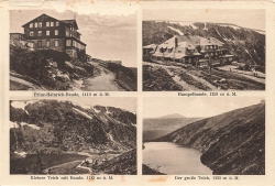 AK Krummhübel (58-540 ), Mehrbildkarte, Ortsansicht, n. gelaufen