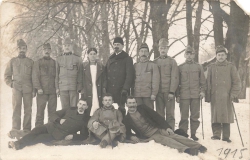AK 1. Wk, Ung / Österreich Armee, Soldaten, Gruppenfoto, gelaufen