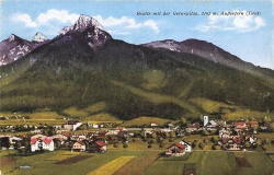 AK Reutte (6600), Reutte mit Gernspitze. gelaufen
