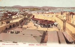 AK Gibraltar (GB-GX11 1AA), Moorish Markt, n. gelaufen