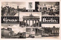 AK Berlin (10115), Mehrbildkarte, "Gruss aus Berlin", n. gelaufen