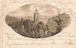 AK Berneck (95460),"Gruss aus Berneck", gelaufen am 07.06.1902