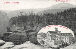 AK Rathen (01824), Sächische Schweiz (01796 ), Gr. Winterberg, n. gelaufen