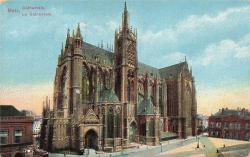 AK Metz (57000), Cathedrale, n. gelaufen