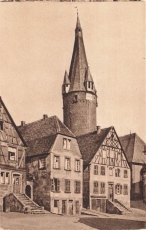 AK Ottweiler (66564), Ottweiler mit dem alten Turm, n. gelaufen