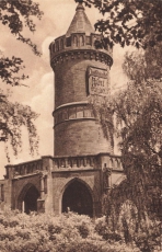 AK Saarbrücken (66111), Winterbergdenkmal, n. gelaufen