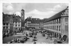 AK Memmingen (87700), Marktplatz, n. gelaufen