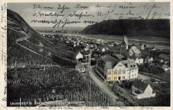 AK Leutesdorf (56599), Historischer Weinort, gelaufen