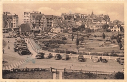 AK Knokke-Heist (8300), Stadtansicht, n. gelaufen