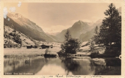 AK Klosters (7250), See bei Klosters, n. gelaufen