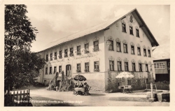 AK Tannberg (6675), Tannheim o. Tirol 100m, Gasth. z. "Weißen Rößl", n. gelaufen