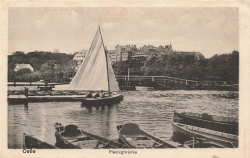 AK Celle (29221), Celle Pfenningbrücke, n. gelaufen