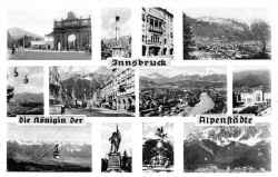 AK Innsbruck (6010), Mehrbildkarte von Insbruck, n. gelaufen