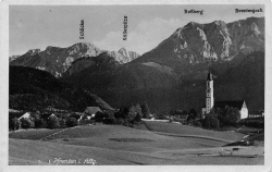 AK Pfronten (87459), Höhenludtkurort und Wintersportplatz, n. gelaufen