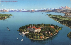AK-Mainau (78462), Insel Mainau im Bodrnsee, n. gelaufen