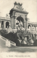 AK-Marseille (13001), Palais Longchamp, gelaufen am 21.12.76