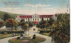 AK Bad Brückenau (97769), Blick auf das Kurhaus, gelaufen am 28.07.1927