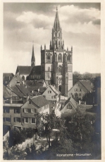 AK Konstanz (78462), Konstanz- Münster, gelaufen am 01.01.1928