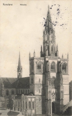 AK Konstanz (78462), Konstanz  Münster, gelaufen am 01.12.1913