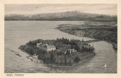 AK Mainau (78462), Insel Mainau, n. gelaufen