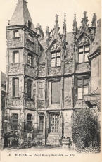 AK Rouen (F-76000), Hotel Bourgtheroulde,n.  gelaufen