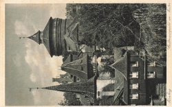 AK Nürnberg (83435), Stadtmauerpartie am Neutor, n. gelaufen