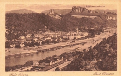 AK Bad Schandau (01814), Schrammsteine , n. gelaufen