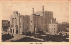 AK Cottbus (03042), Stadttheater , n. gelaufen