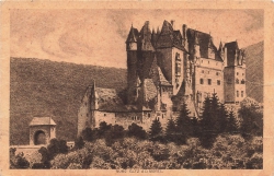 AK Wierschem (56294), Burg Eltz a.d. Mosel, gelaufen 17.08.1926