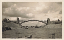 AK Neuwittenbek (24214), Levensauer Hochbrücke, n. gelaufen