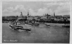 AK Mainz (55116), Rheinufer, n. gelaufen