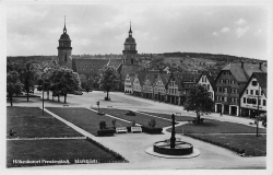 AK Freudenstadt (72250), Hohenluftkurort Marktplatz, n. gelaufen