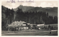 AK Bad Tölz (83646), Pension & Restaurant Forsthaus, n. gelaufen