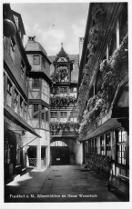 AK Frankfurt am Main (60306), Römerhöfchen im Hause Wannebach,  n. gelaufen