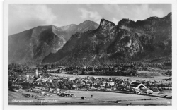 AK Oberammergau (82487), Oberammergau - Gesamtansicht, n. gelaufen