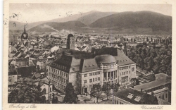 AK Freiburg i. B. (79098), Univerität, gelaufen 02.12.1931