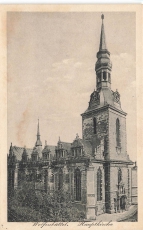 AK Wolfenbüttel (05331), Hauptkirche, n. gelaufen