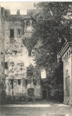 AK Heidelberg (69115), Erker am Bibliothekbau, n. gelaufen