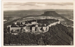 AK Königstein (01824), Festung Königsstein und Lilienstein, n.gelaufen