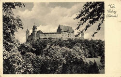 AK Coburg (96450), Veste Coburg (Südseite), gelaufen am 25.06.1941, FELDPOST (Deslau)