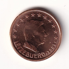 1 Cent Münze Luxemburg - 2002 - "Großherzog Henri I"