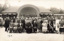 AK Gesellschaft um 1900, n. gelaufen
