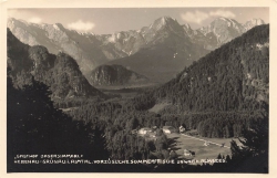 AK Grünau im Almtal (4645), „Gasthof Jägershimmel" in Hebenau-Grunau i. Almtal, n. gelaufen