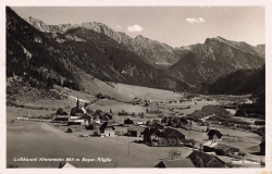 AK Hinterstein (87541), Sommer- und Wintersportplatz Hinterstein , gelaufen am 13.06.1938 (Hinterstein)