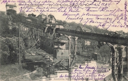 AK Loschwitz (01326), Die erste Berschwebebahn der Welt, gelaufen am 06.11.1904 (Treplitz-Schonau)