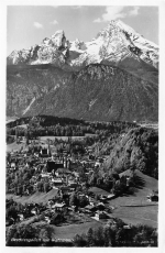AK Berchtesgaden (83471) Berchtesgaden m Watzmann, n. gelaufen