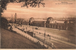 AK Hamburg (20095), St. Pauli-Landungsbrücken, n.gelaufen