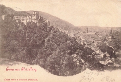 AK Heidelberg (69115) Gruss aus Heidelberg, gelaufen am 12.09.1900 (Heidelberg)