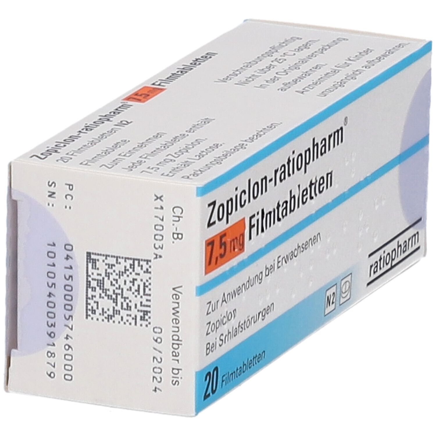 Zopiclon Tabletten 7 5 Mg