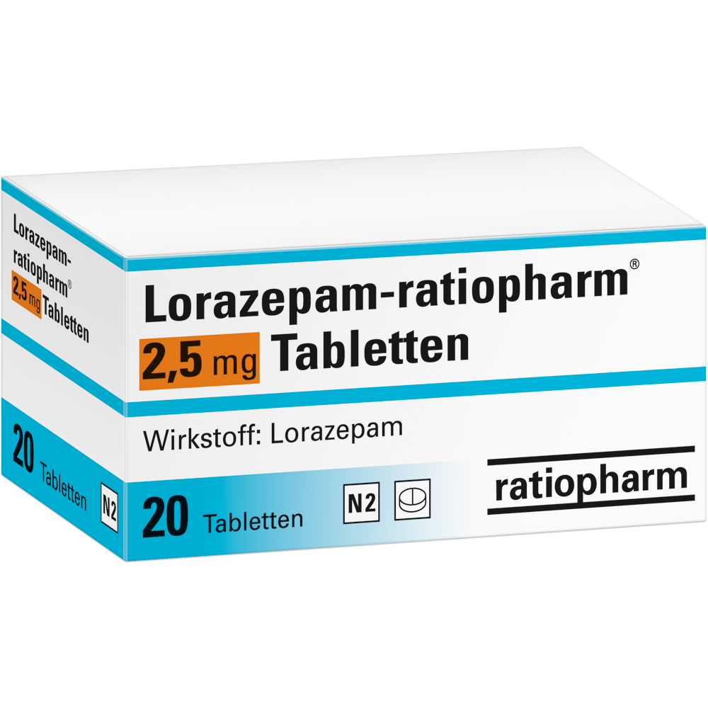 Lorazepam ratiopharm 1mg tabletten